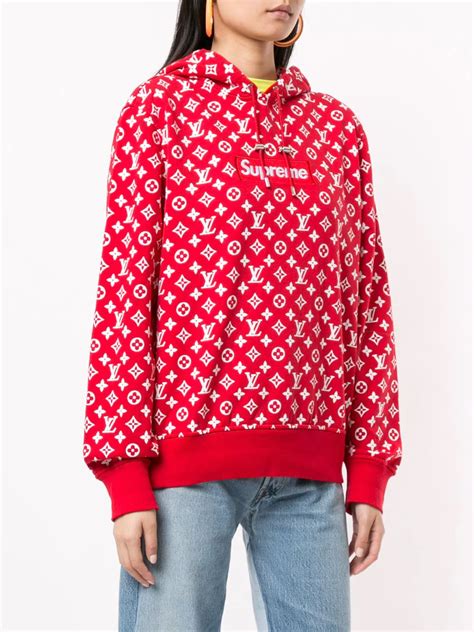 maglione louis vuitton supreme prezzo|supreme x Louis Vuitton hoodie.